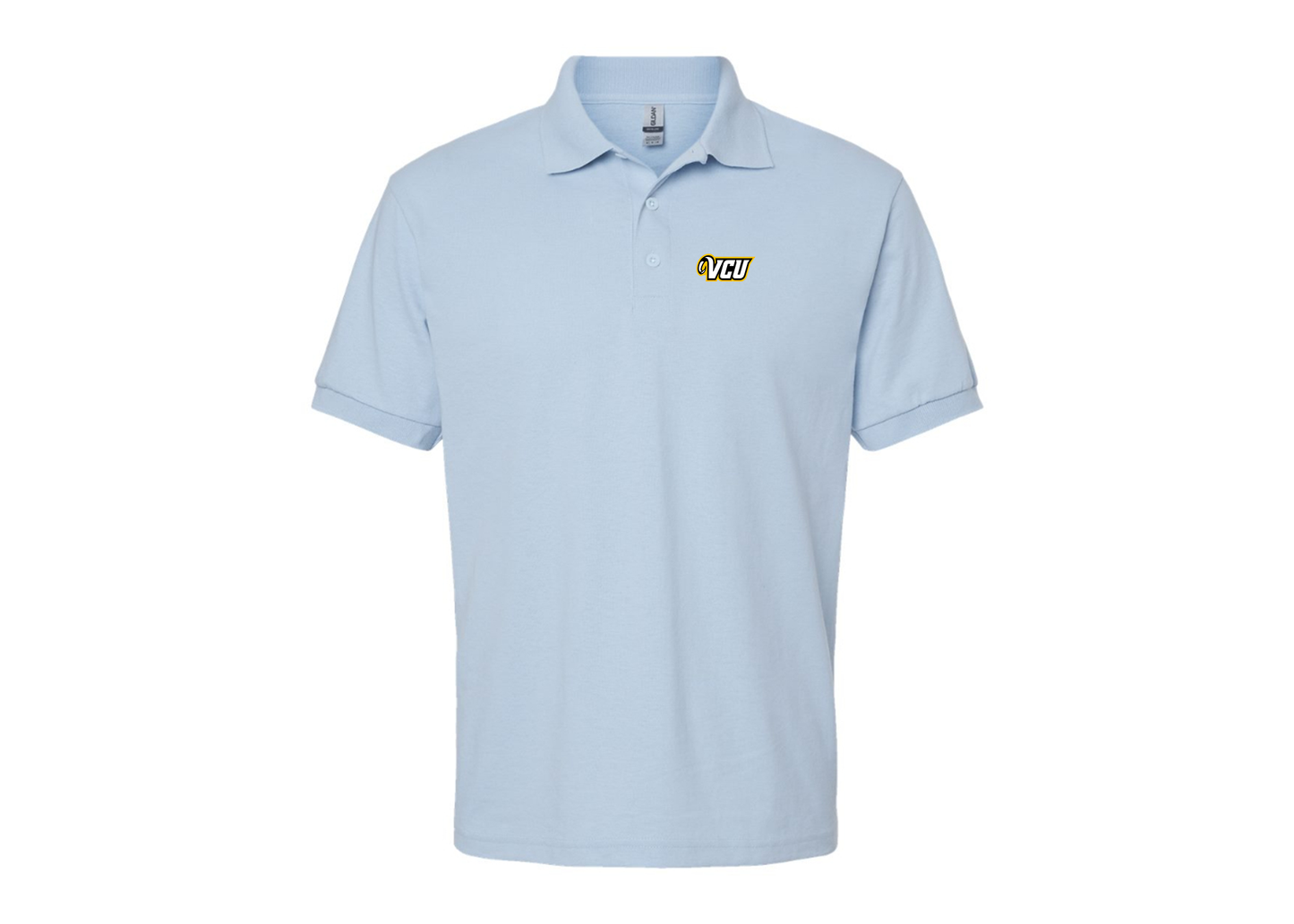 Men's Virginia Commonwealth Rams Gildan Dry Blend Jersey Polo
