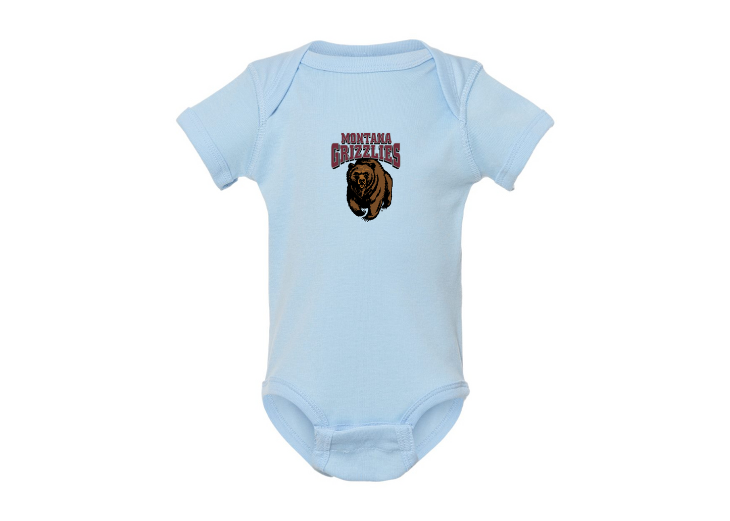 Montana Grizzliesl Rabbit Skins Infant Baby Rib Bodysuit