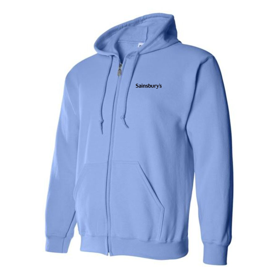 Men's Sainsbury_s Logo Zipper Hoodie
