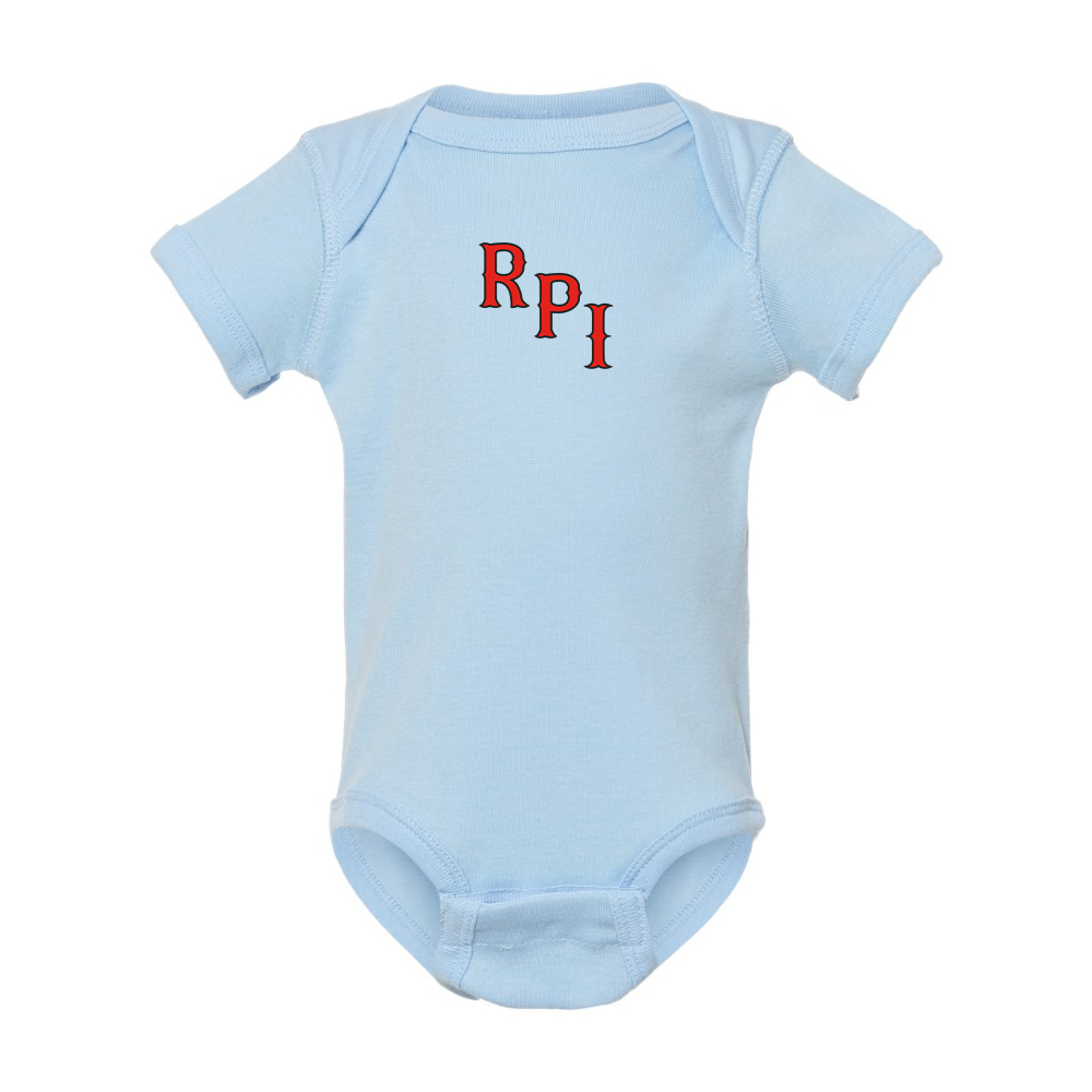 RPI Engineers Logo Rabbit Skins Infant Baby Rib Bodysuit