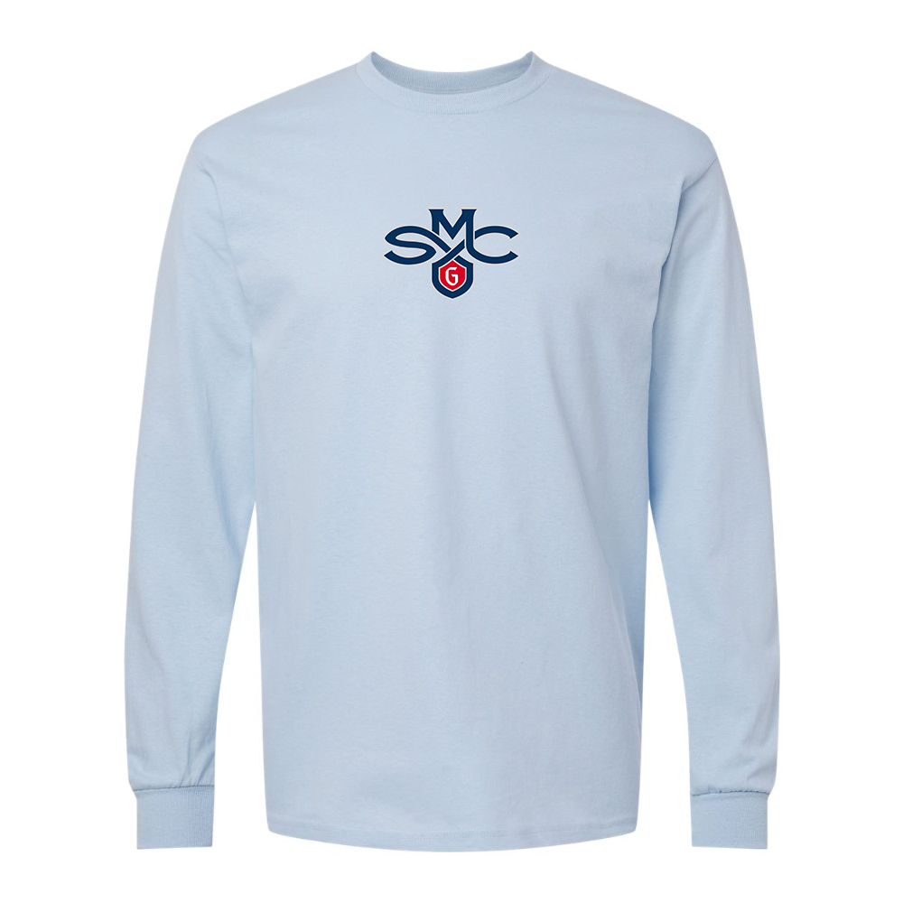 Men's Saint Marys Gaels Logo Gildan Heavy Cotton Long Sleeve T-Shirt