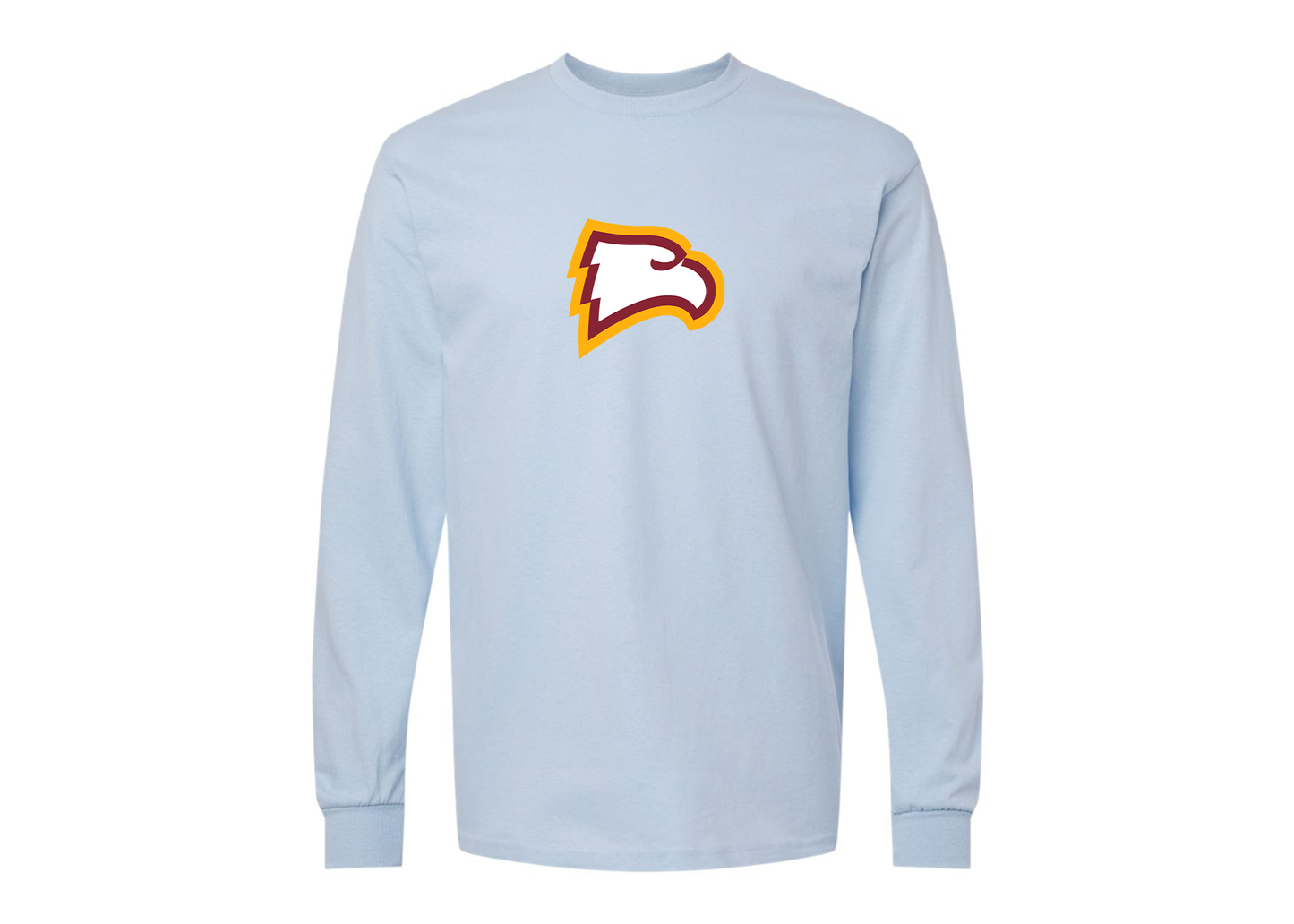 Men's Winthrop Eagles Gildan Heavy Cotton Long Sleeve T-Shirt