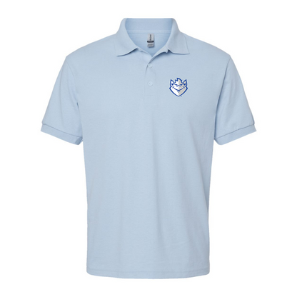 Men's Saint Louis Billikens Logo Gildan Dry Blend Jersey Polo