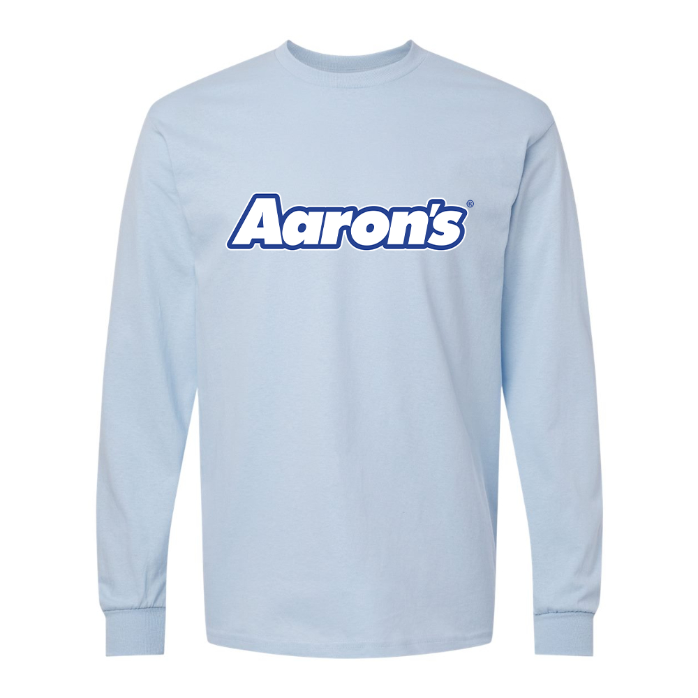 Men's Aaron_s Logo Gildan Heavy Cotton Long Sleeve T-Shirt