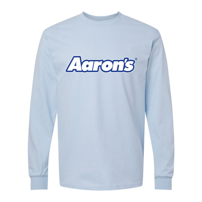 Men's Aaron_s Logo Gildan Heavy Cotton Long Sleeve T-Shirt