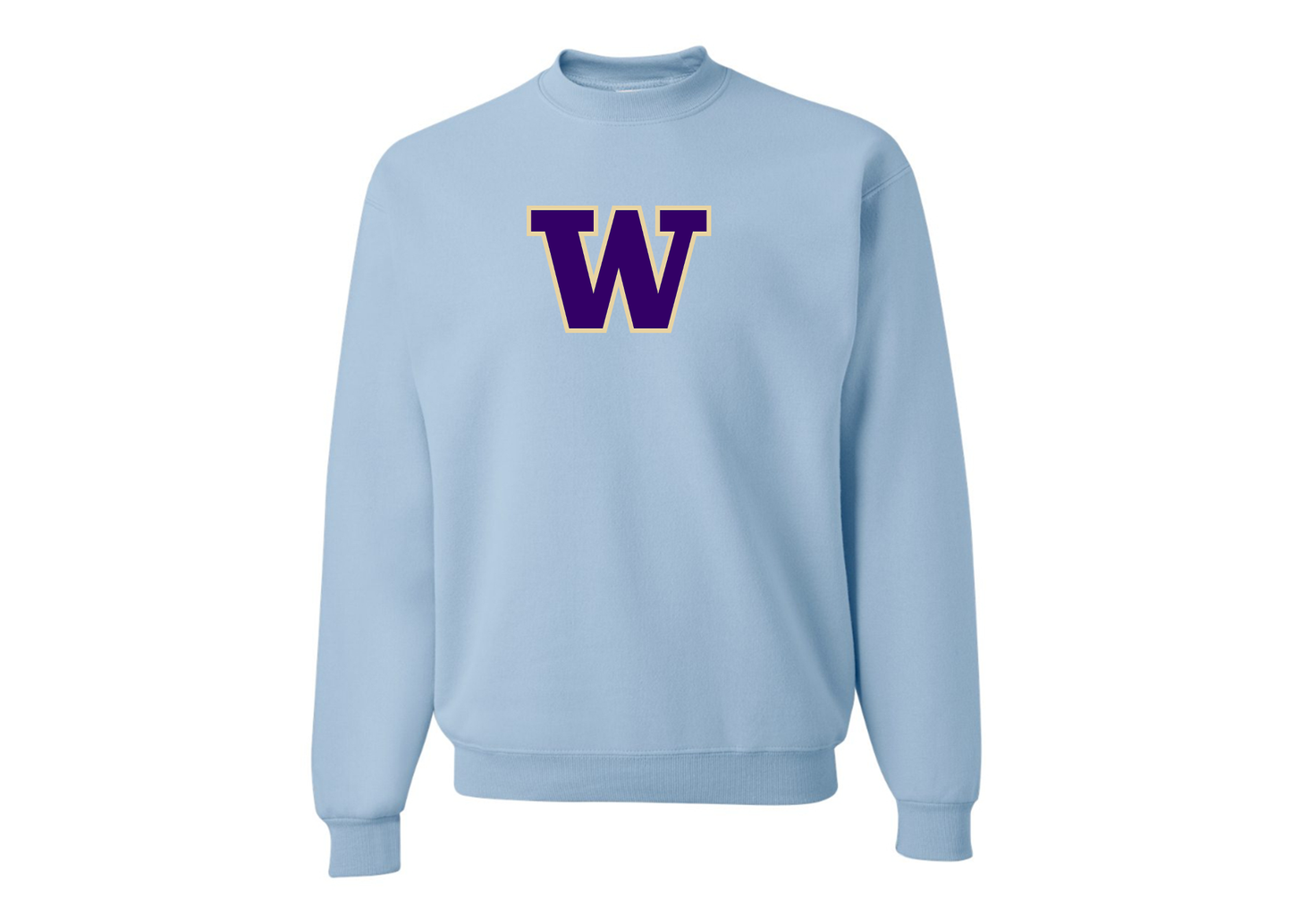 Men's Washington Huskies JERZEES NuBlend Crewneck Sweatshirt