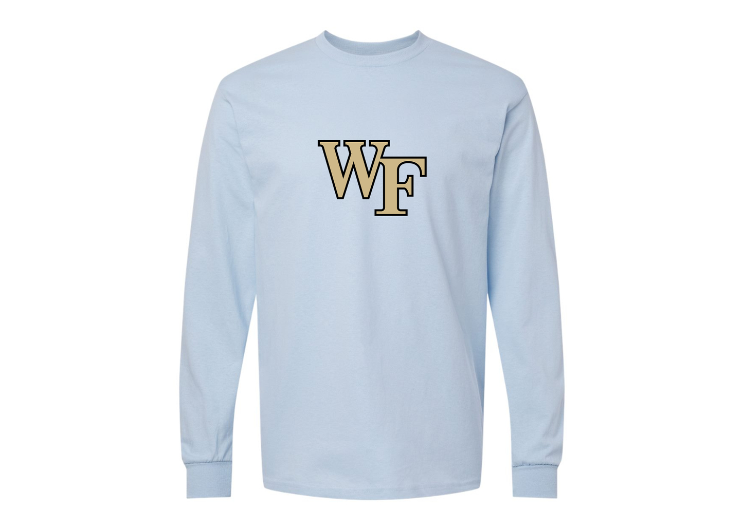 Men's Wake Forest Demon Deacons Gildan Heavy Cotton Long Sleeve T-Shirt