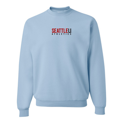 Men's Seattle Redhawks Logo JERZEES NuBlend Crewneck Sweatshirt