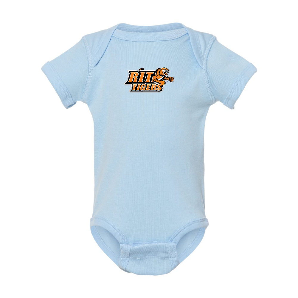 RIT Tigers Logo Rabbit Skins Infant Baby Rib Bodysuit