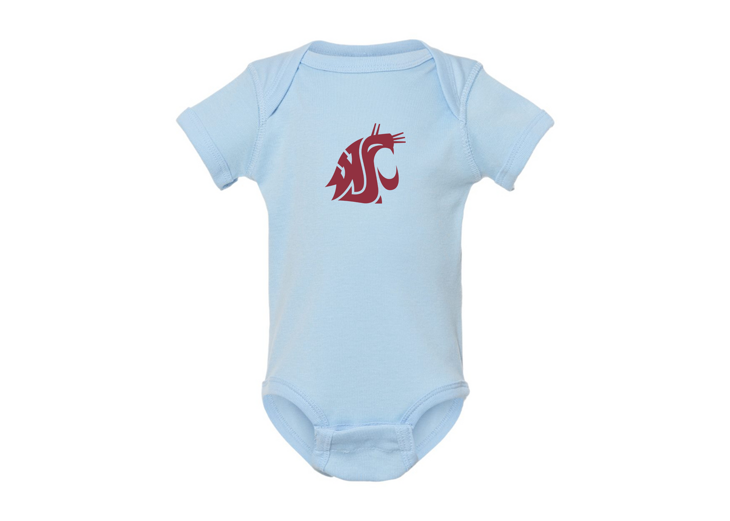 Washington State Cougars Rabbit Skins Infant Baby Rib Bodysuit