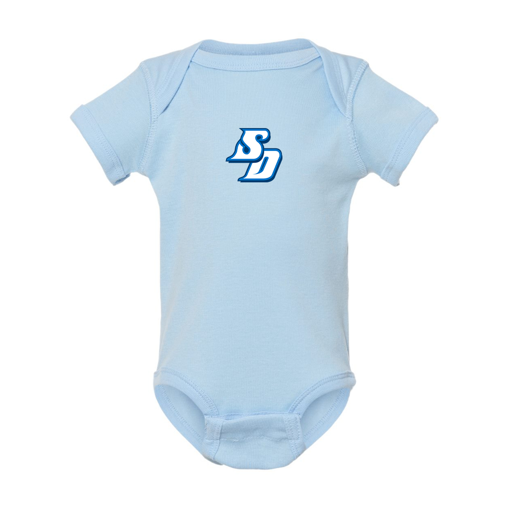 San Diego Toreros Logo Rabbit Skins Infant Baby Rib Bodysuit