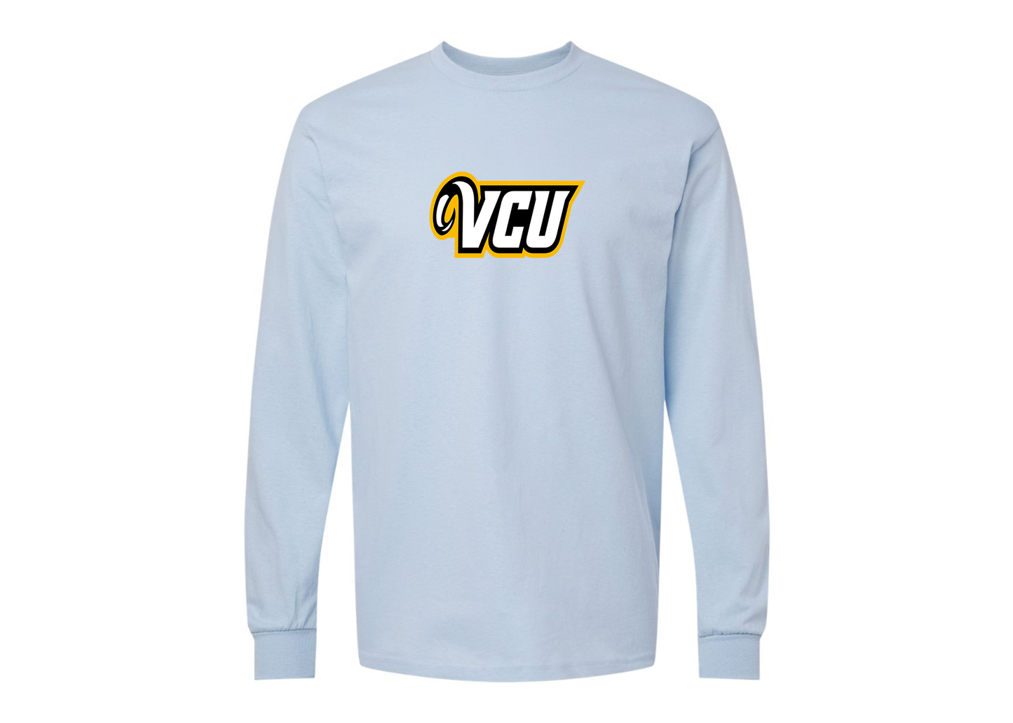 Men's Virginia Commonwealth Rams Gildan Heavy Cotton Long Sleeve T-Shirt