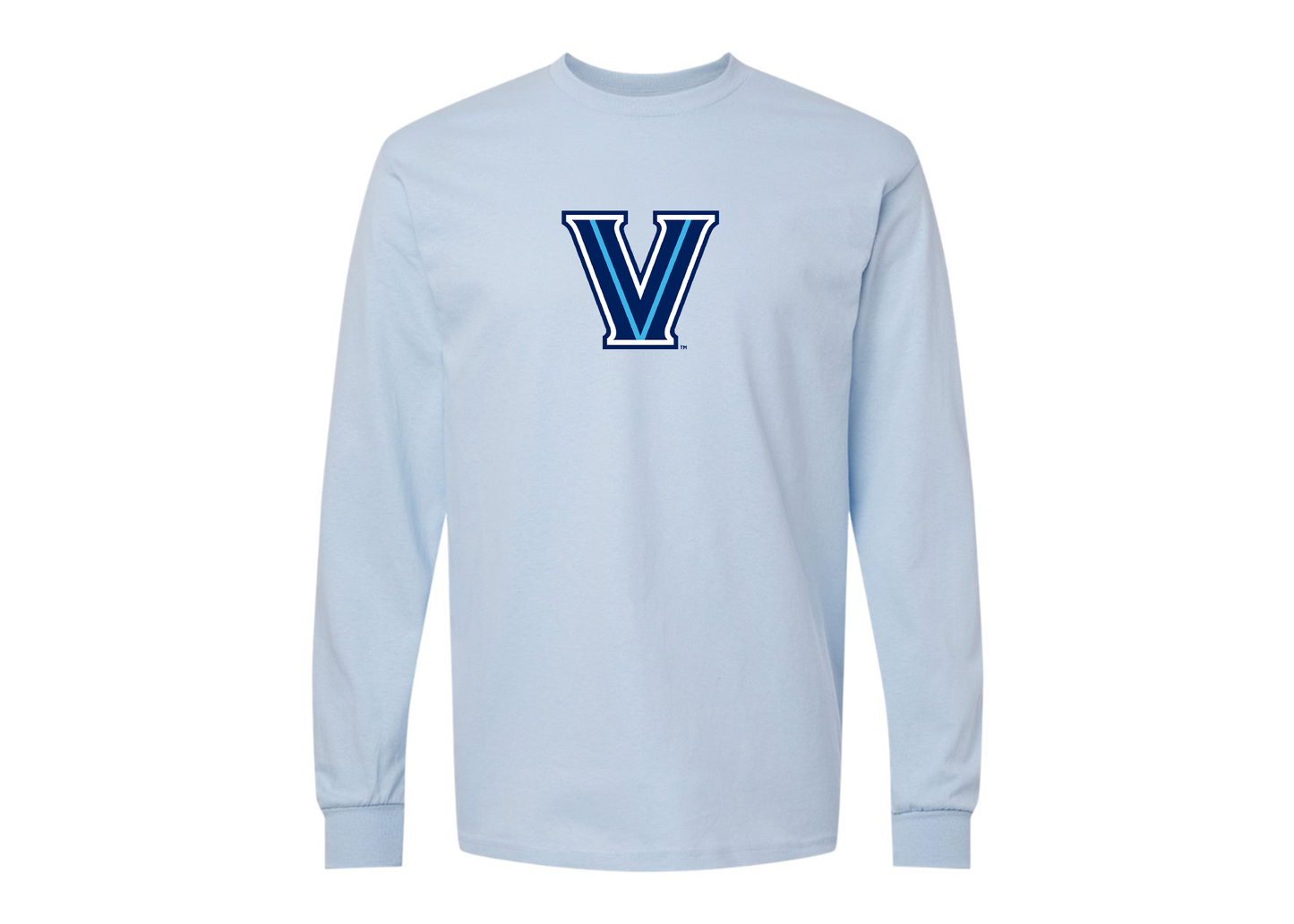 Men's Villanova Wildcats Gildan Heavy Cotton Long Sleeve T-Shirt