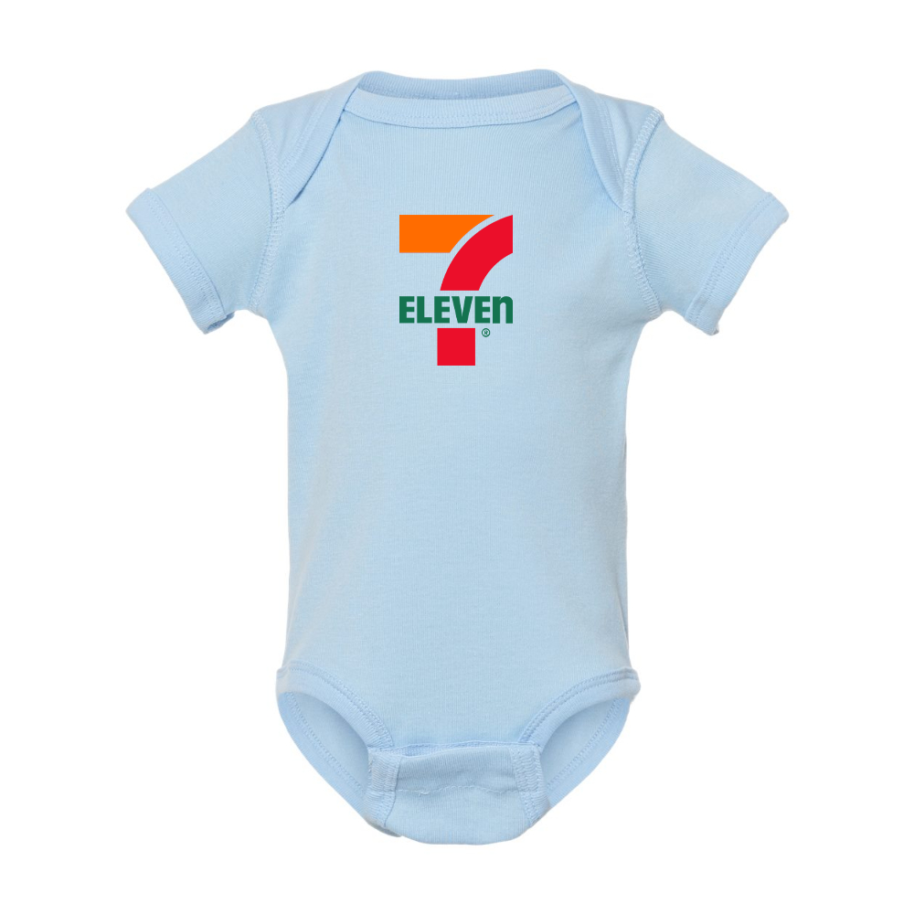 7 Eleven Logo  Rabbit Skins Infant Baby Rib Bodysuit