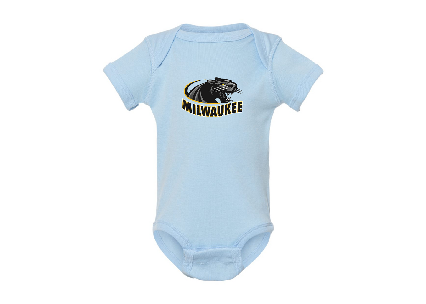 Wisconsin Milwaukee Panthers Rabbit Skins Infant Baby Rib Bodysuit