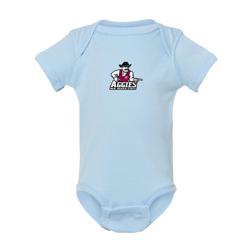 Aggies New Mexico State Logo  Rabbit Skins Infant Baby Rib Bodysuit
