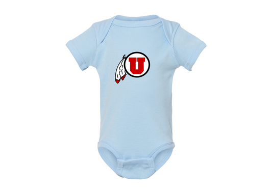 Utah Utes Rabbit Skins Infant Baby Rib Bodysuit