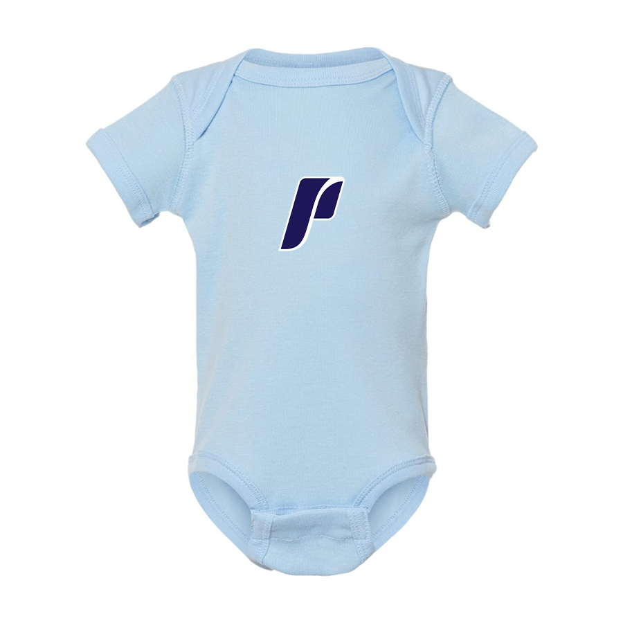 Portland Pilots Logo  Rabbit Skins Infant Baby Rib Bodysuit