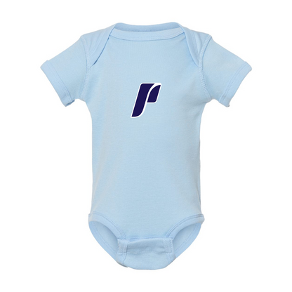 Portland Pilots Logo  Rabbit Skins Infant Baby Rib Bodysuit