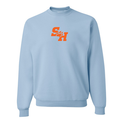 Men's Sam Houston State Bearkats Logo JERZEES NuBlend Crewneck Sweatshirt