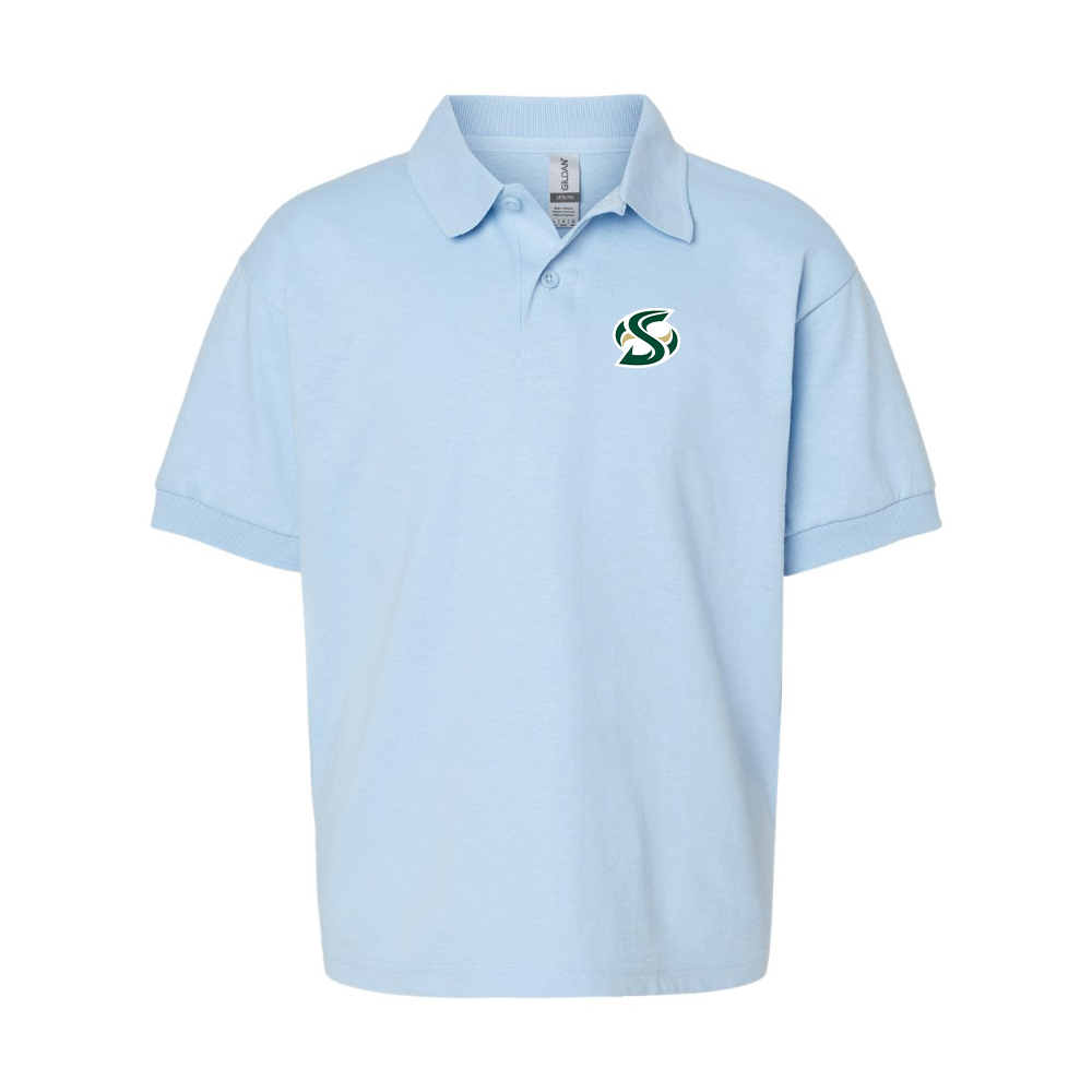 Youth Sacramento State Hornets Logo  Gildan Dry Blend Jersey Polo