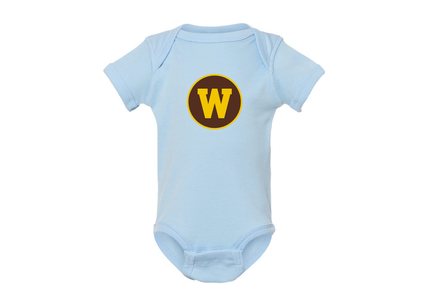 Western Michigan Broncos Rabbit Skins Infant Baby Rib Bodysuit
