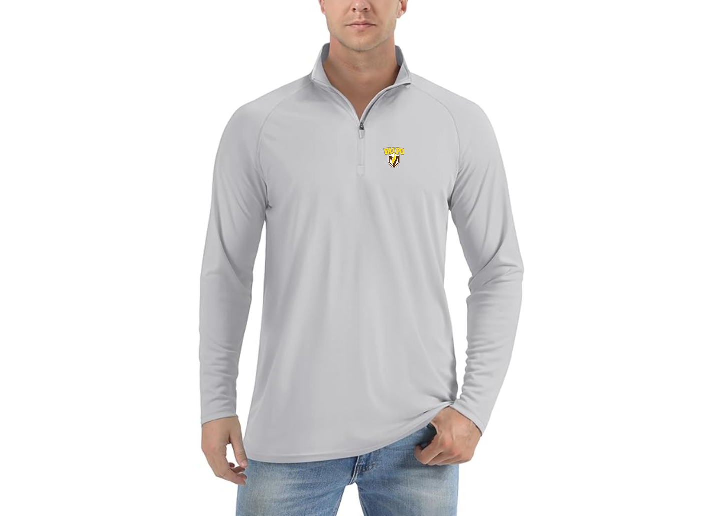 Men's Valparaiso Crusaders Lightweight Quarter-Zip Athletic Shirt Long Sleeve Performance Wear