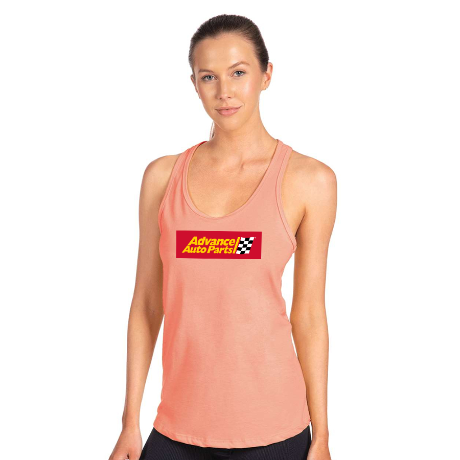 Women's Advance Auto Parts Logo Next Level Ideal Racerback Tank