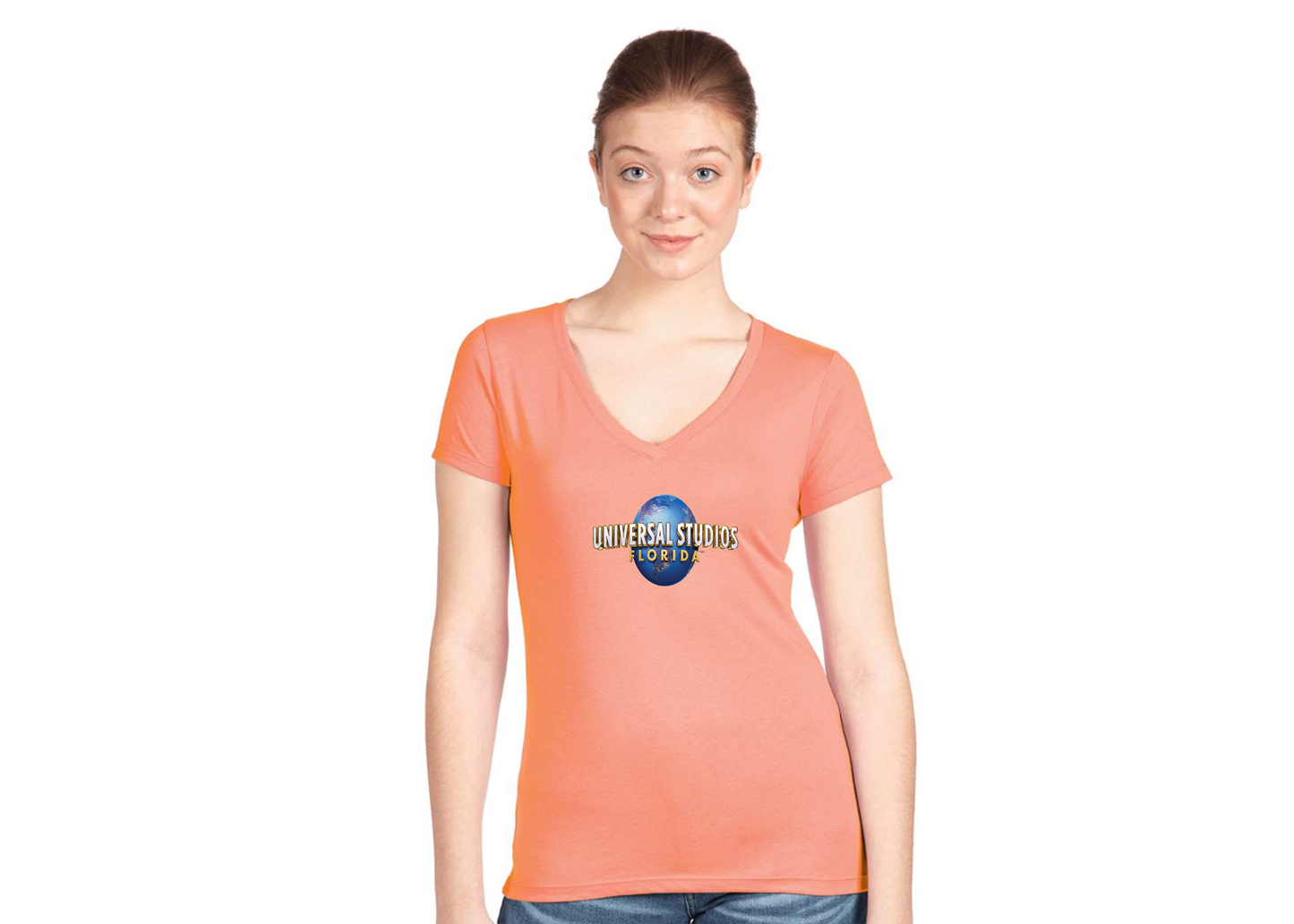Women's Universal Studios Florida Next Level V-Neck T-Shirt