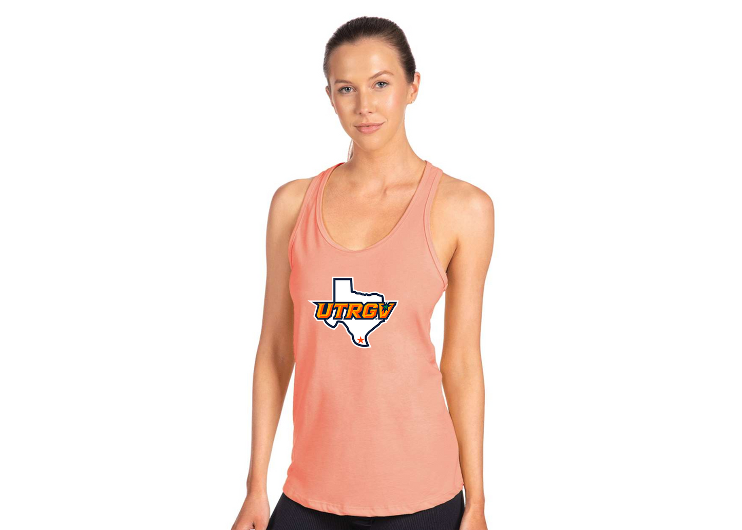 Women's UTRGV Vaqueros Next Level Ideal Racerback Tank