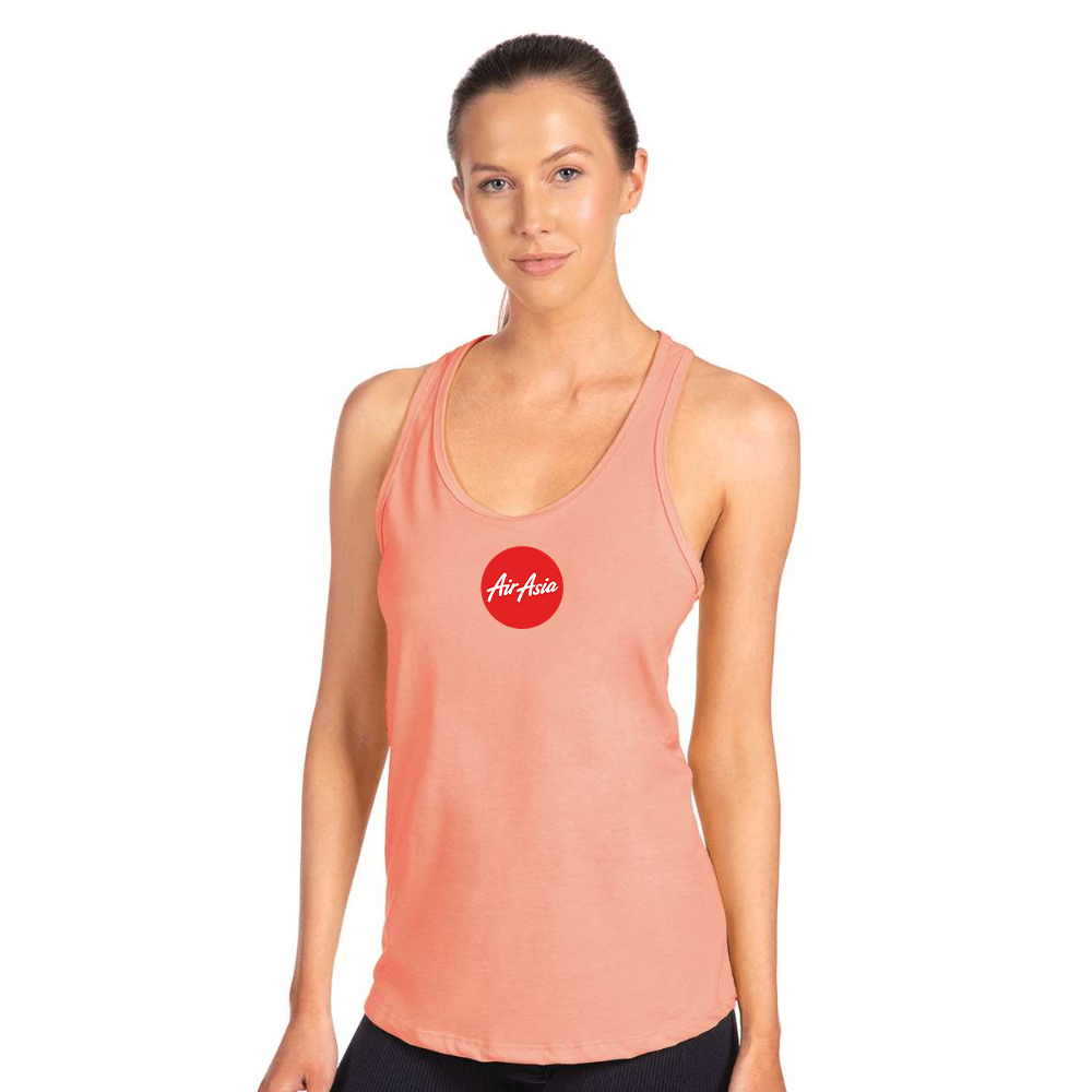Women's Air Asia Logo Next Level Ideal Racerback Tank