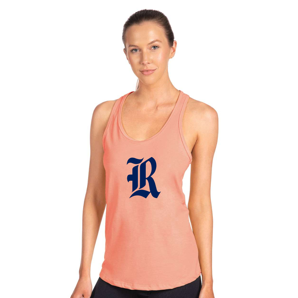 Women's Rice Owls Logo Next Level Ideal Racerback Tank