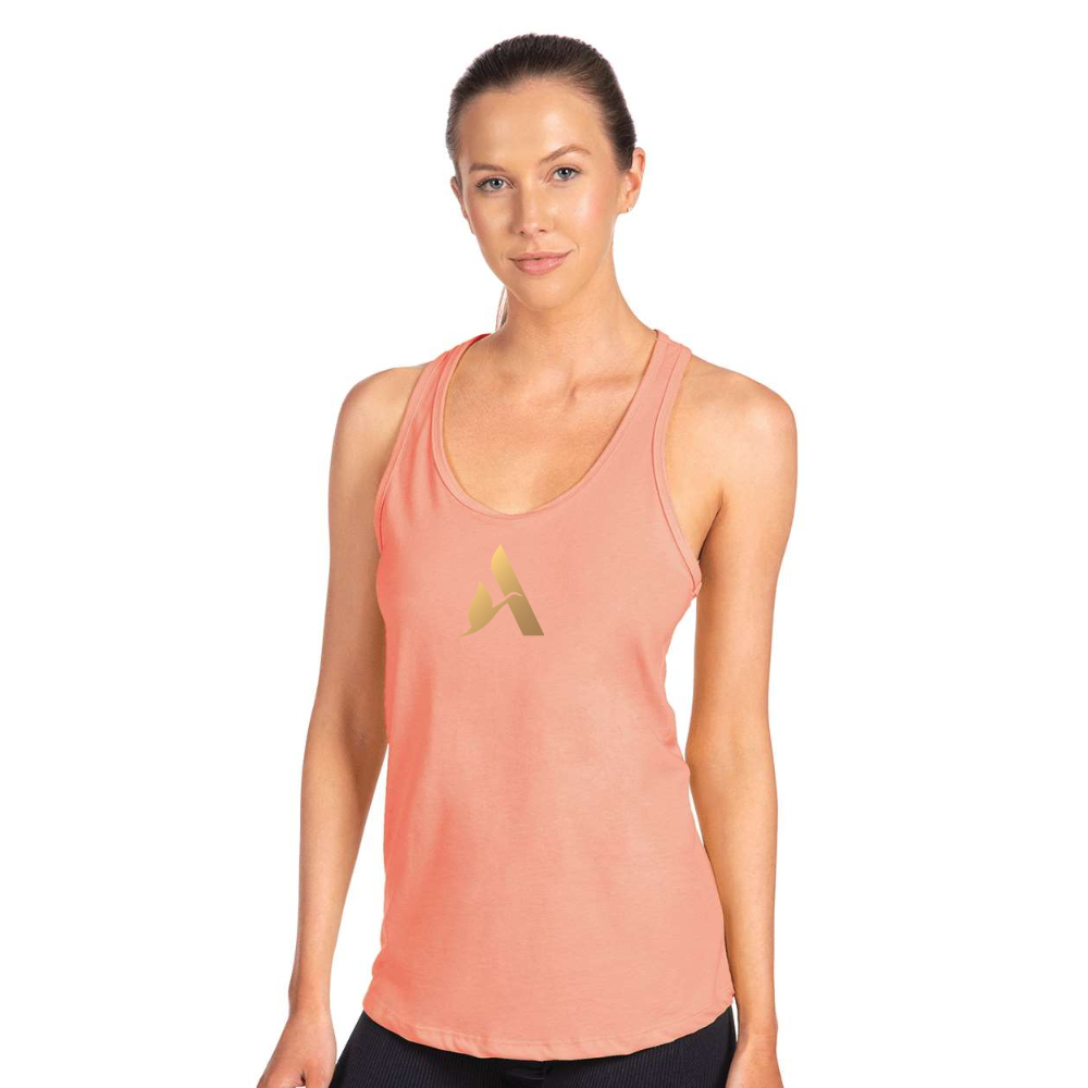 Women's Accor Golden Logo Next Level Ideal Racerback Tank
