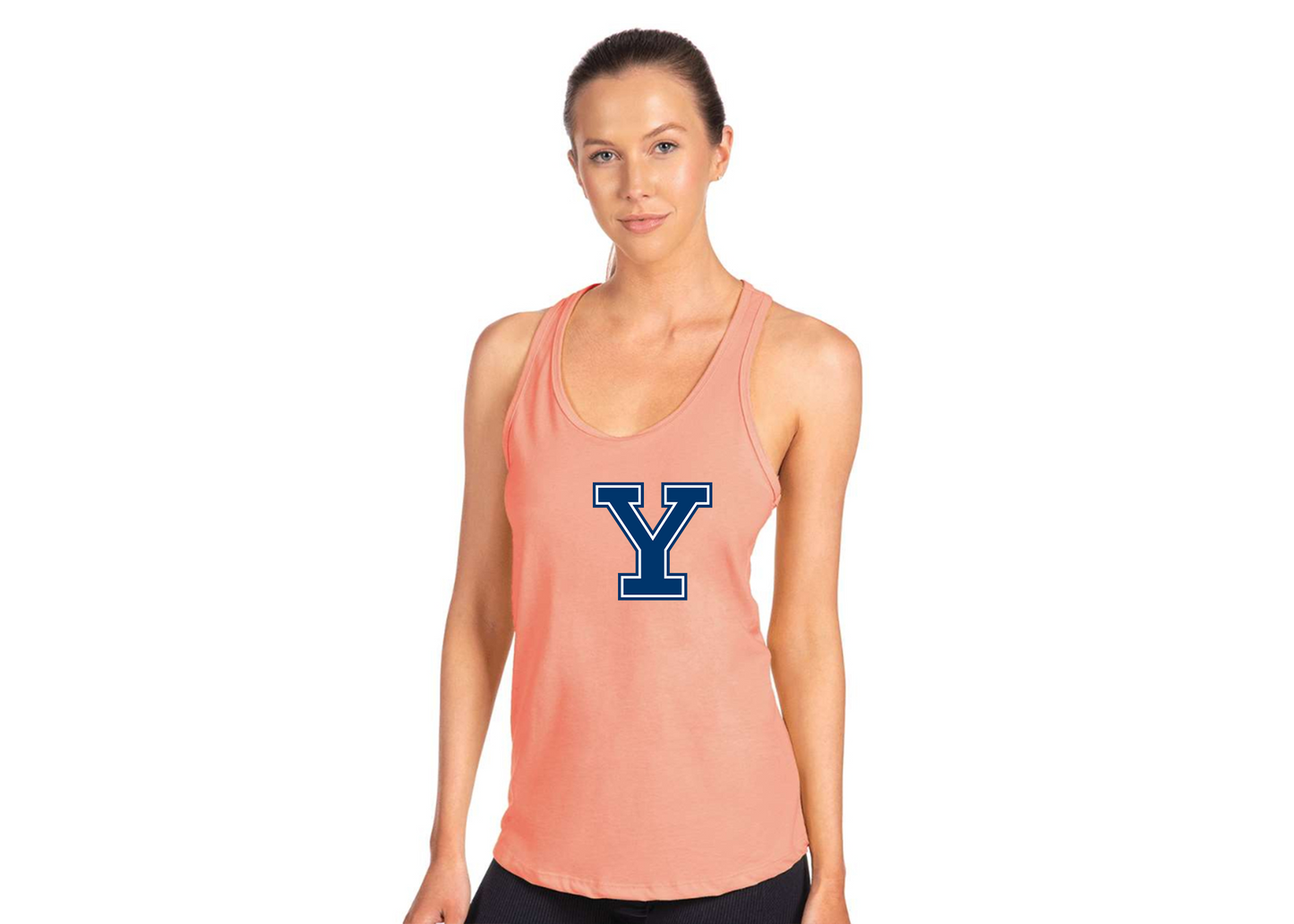 Women's Yale Bulldogs Next Level Ideal Racerback Tank