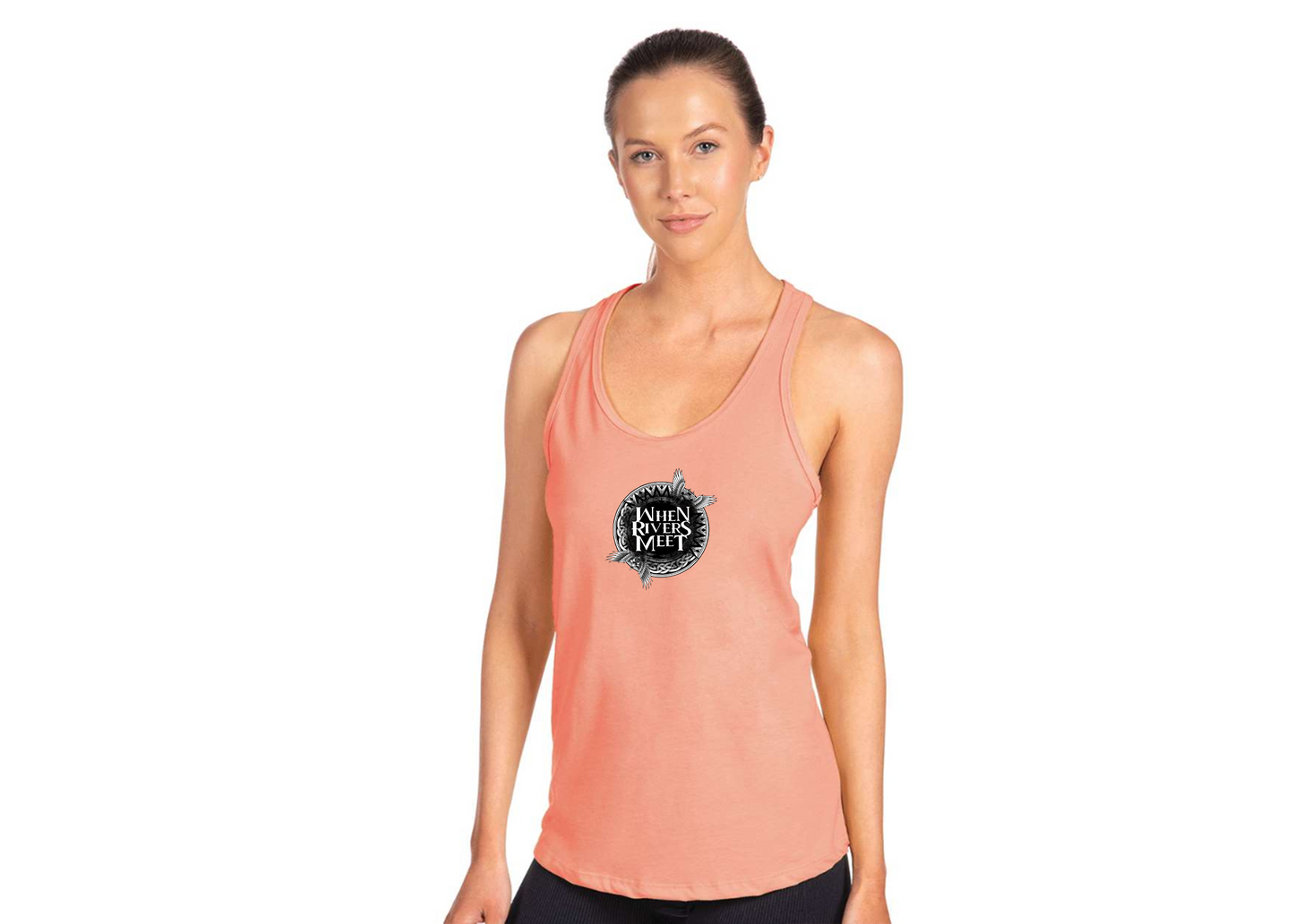 Women's When Rivers Meet Next Level Ideal Racerback Tank