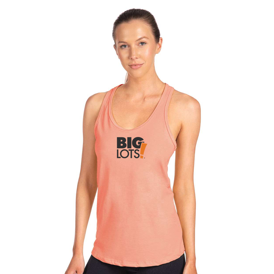 Women's Big Lots Logo Next Level Ideal Racerback Tank