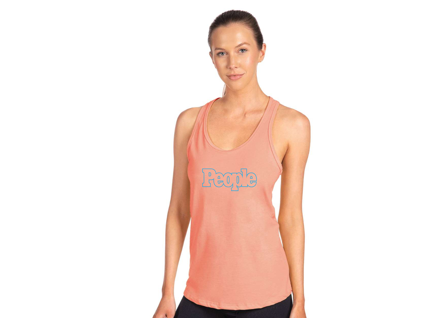 Women's People Magazine Logo Next Level Ideal Racerback Tank