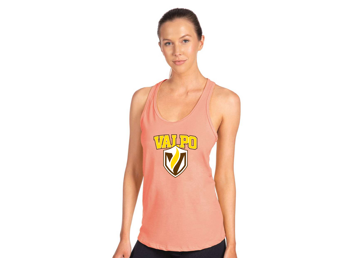 Women's Valparaiso Crusaders Next Level Ideal Racerback Tank
