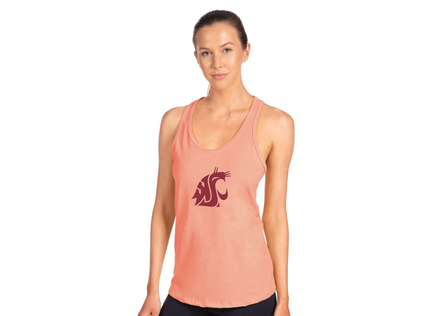 Women's Washington State Cougars Next Level Ideal Racerback Tank