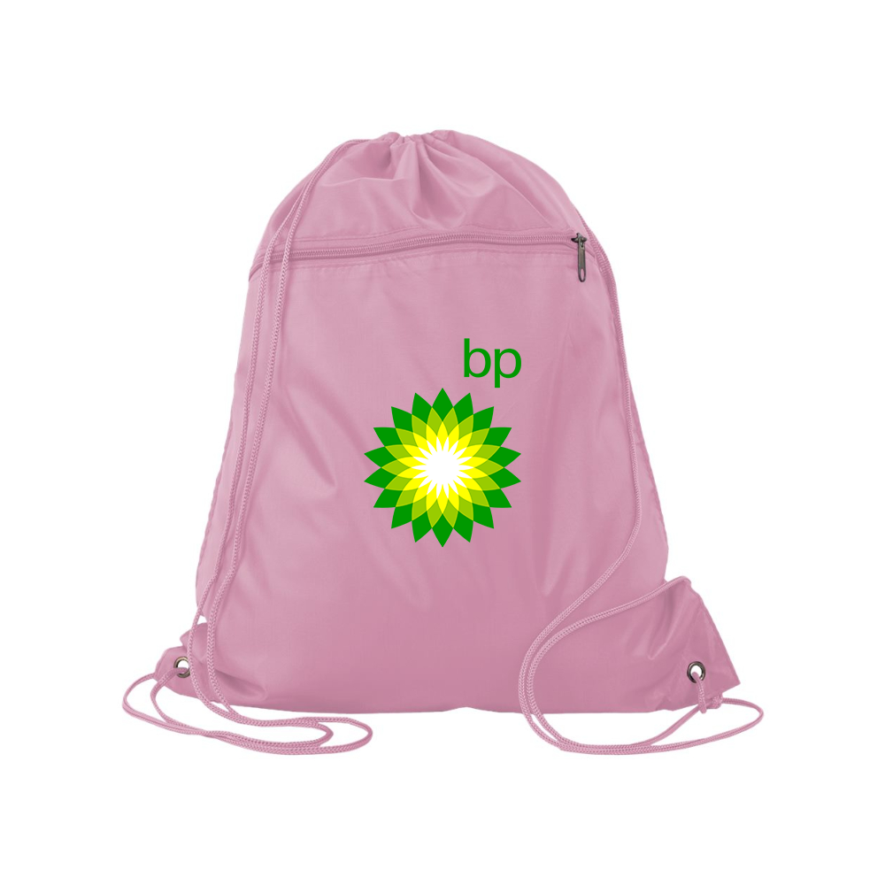 BP Oil Logo Q-Tees - Polyester Cinchpack