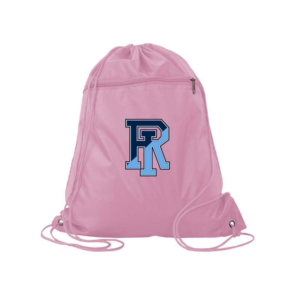 Rhode Island Rams Logo Q-Tees - Polyester Cinchpack