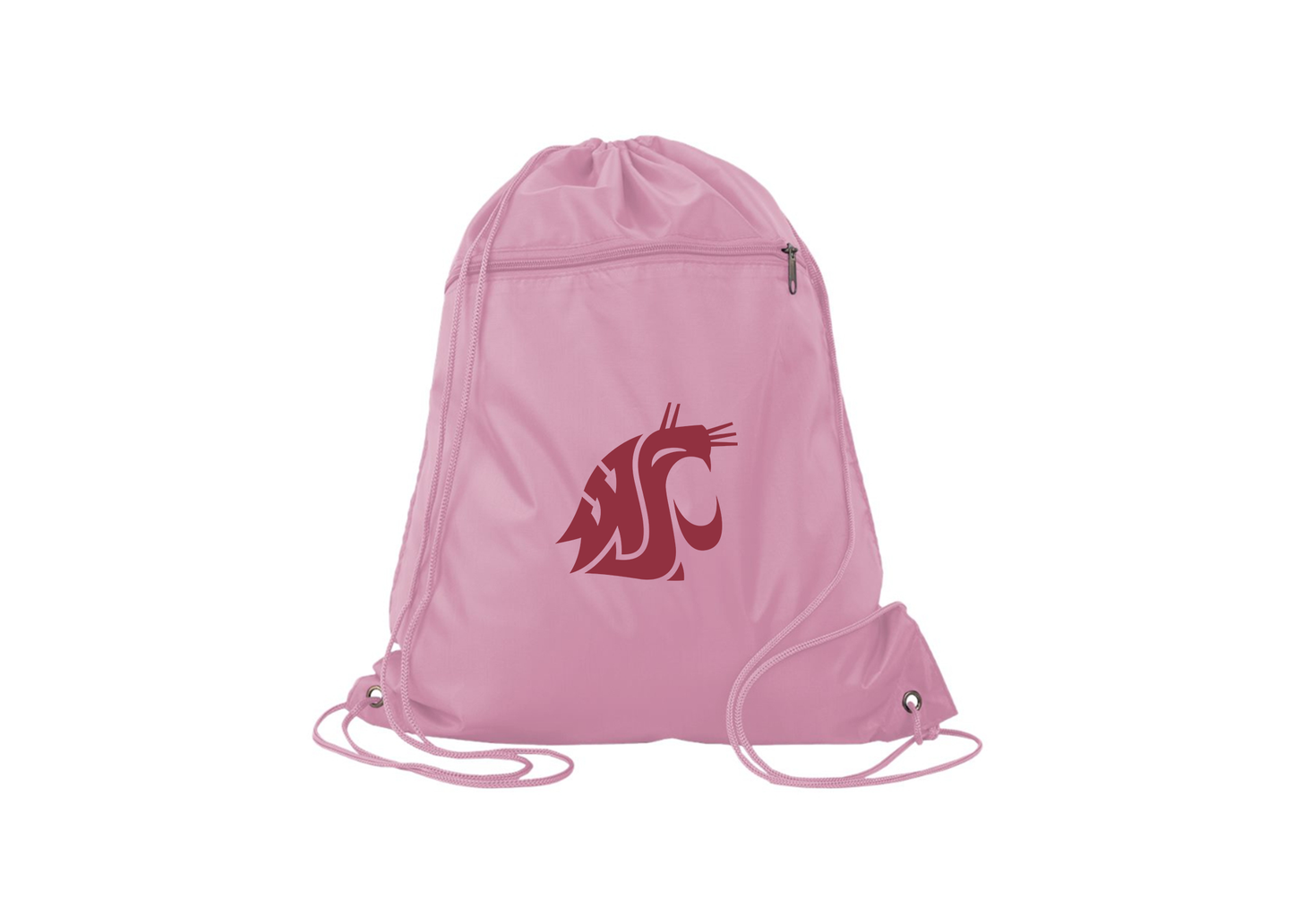 Washington State Cougars Q-Tees - Polyester Cinchpack