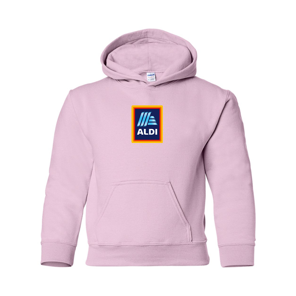 Youth Aldi Logo Gildan Heavy Blend  Hooded Sweatshirt