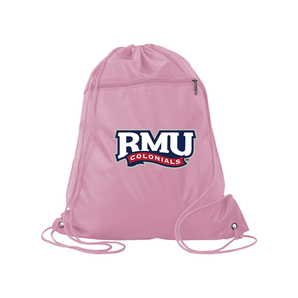 Robert Morris Colonials Logo Q-Tees - Polyester Cinchpack