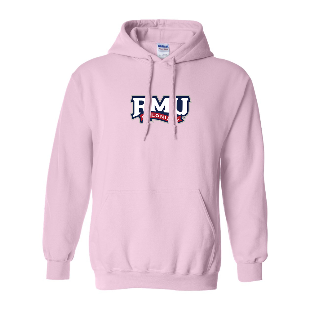 Men's Robert Morris Colonials Logo Gildan  Heavy Blend Hooded Sweatshirt