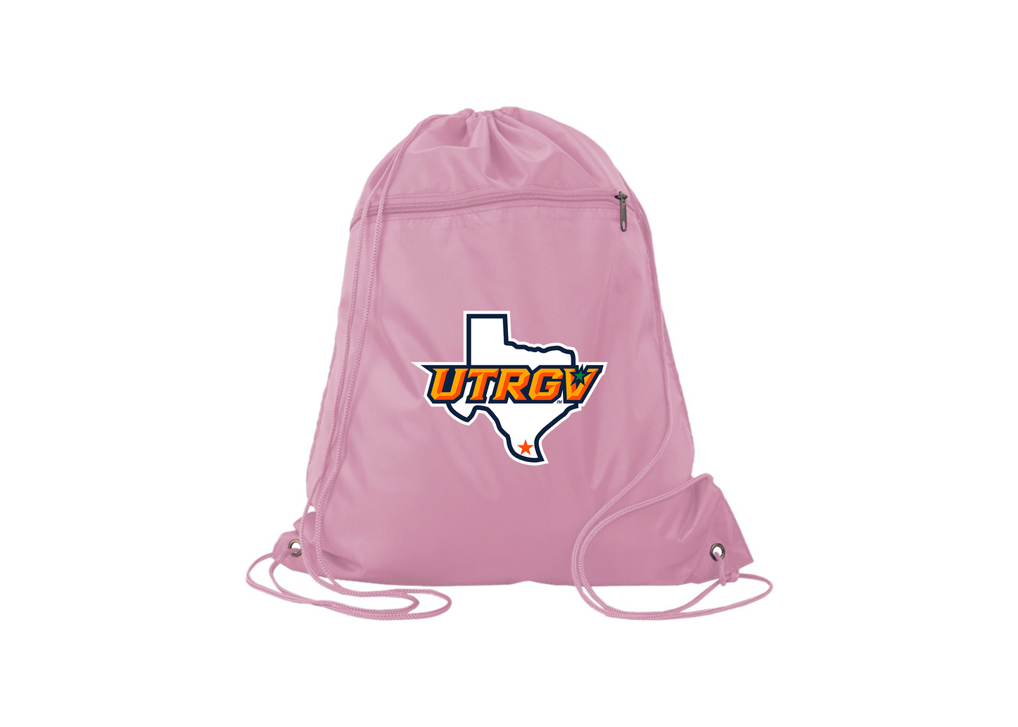 UTRGV Vaqueros Q-Tees - Polyester Cinchpack