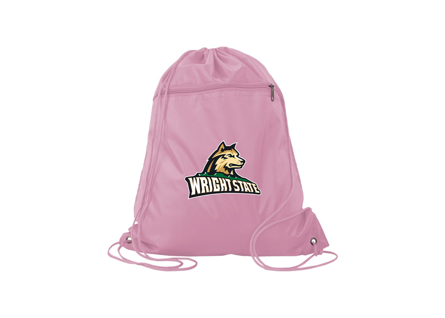 Wright State Raiders Q-Tees - Polyester Cinchpack
