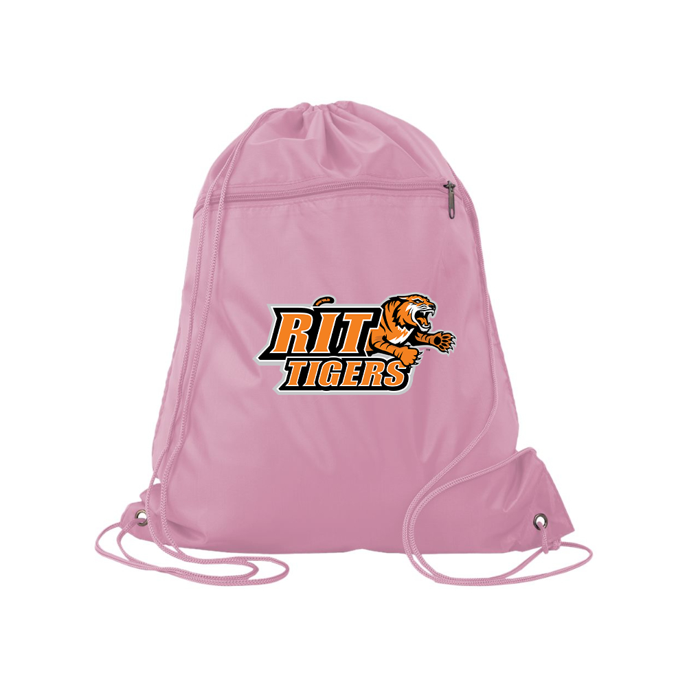 RIT Tigers Logo Q-Tees - Polyester Cinchpack