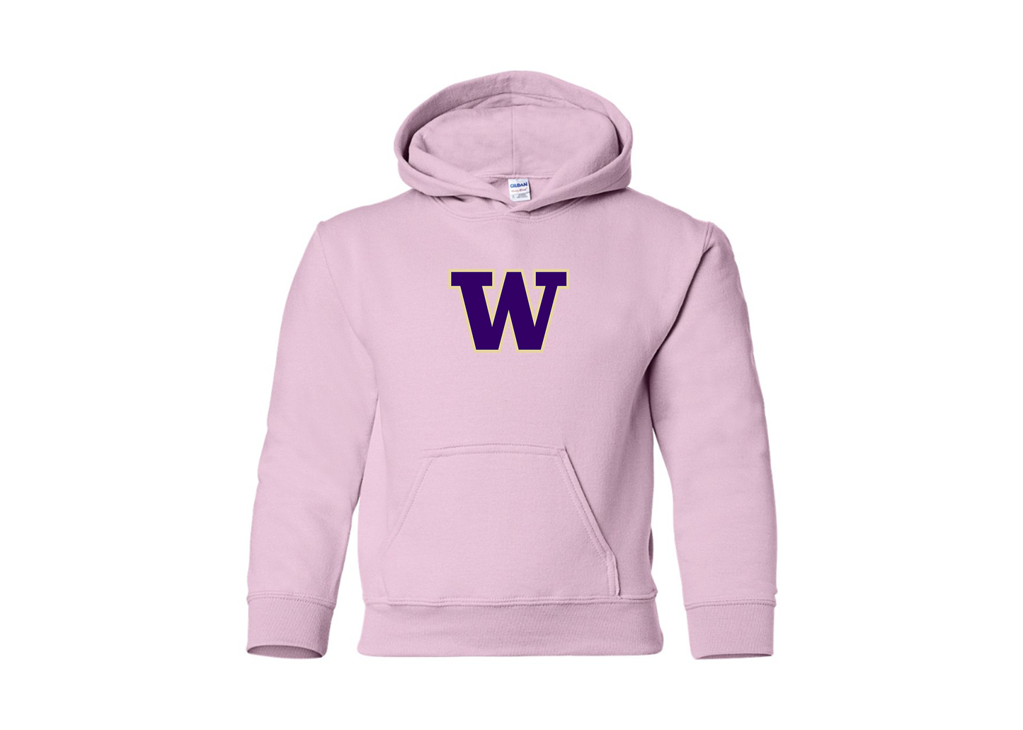 Youth Washington Huskies Gildan Heavy Blend  Hooded Sweatshirt