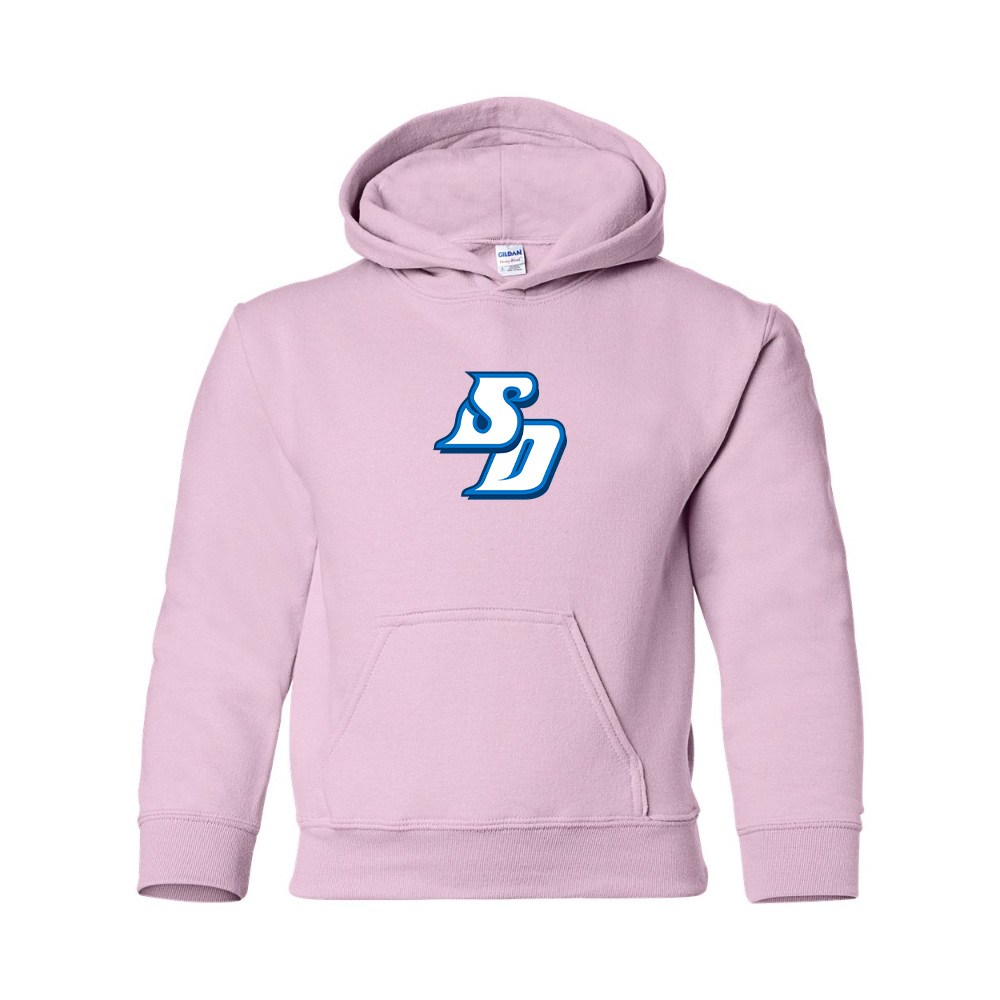 Youth San Diego Toreros Logo Gildan Heavy Blend  Hooded Sweatshirt